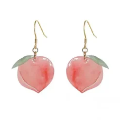 Earrings*Boogzel Clothing 2.0 Aesthetic Earrings Peach