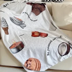 Aesthetic Room Decor*Boogzel Clothing 2014 Aesthetic Print Throw Blanket