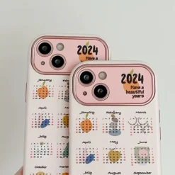 Iphone Cases*Boogzel Clothing 2024 Calendar iPhone Case Pink