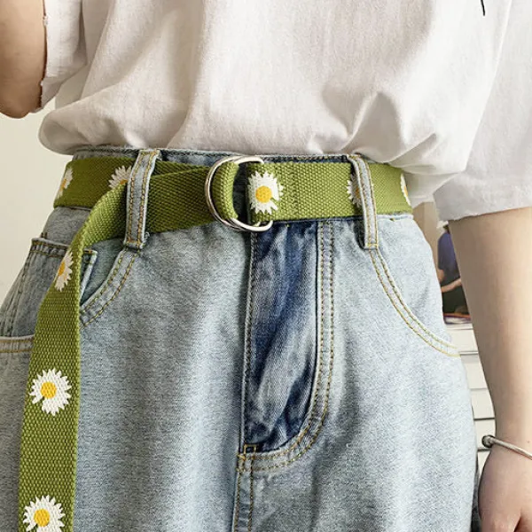 Other|Belts & Chains*Boogzel Clothing 2.0 Daisy Canvas Belt