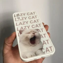 Iphone Cases*Boogzel Clothing 2.0 Lazy Cat iPhone Case