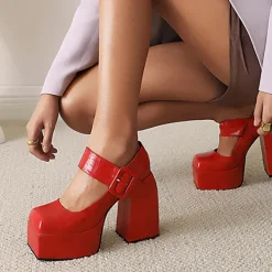 Classics|Sandals / Mary Janes*Boogzel Clothing 2.0 Mary Jane Platform Heels