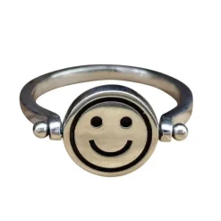 Anxiety Rings|Rings*Boogzel Clothing 2 Moods Anxiety Reversible Ring Silver