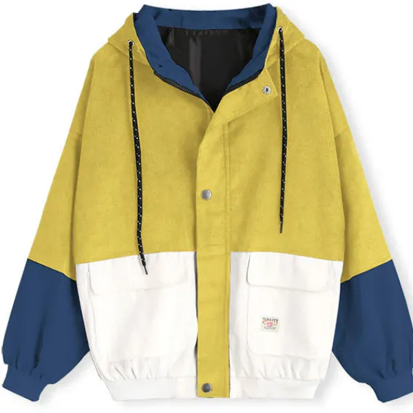 Coats & Jackets*Boogzel Clothing 2.0 90s Kids Corduroy Hooded Jacket
