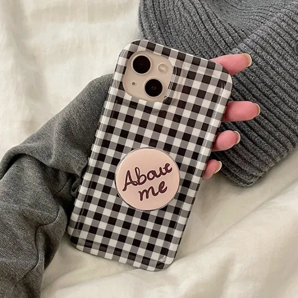 Iphone Cases*Boogzel Clothing About Me iPhone Case Black/white