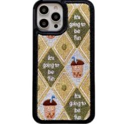 Iphone Cases*Boogzel Clothing Acorn Argyle iPhone Case