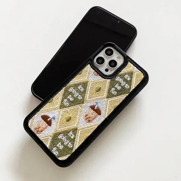 Iphone Cases*Boogzel Clothing Acorn Argyle iPhone Case