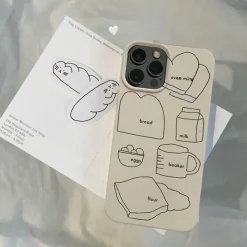 Iphone Cases*Boogzel Clothing Aesthetic Breakfast iPhone Case Beige