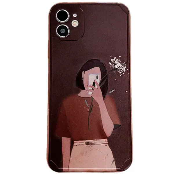 Iphone Cases*Boogzel Clothing Aesthetic Girl iPhone Case Brown