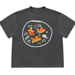 Aesthetic T-Shirts & Graphic Tees*Boogzel Clothing Aesthetic Goldfish Graphic T-Shirt