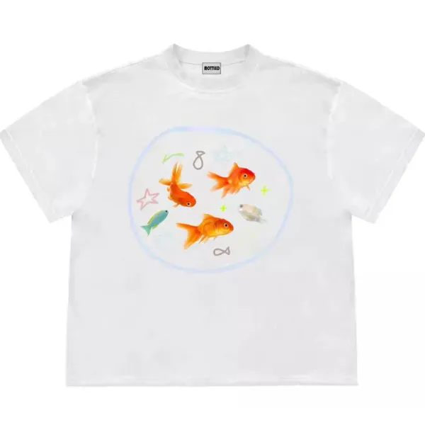 Aesthetic T-Shirts & Graphic Tees*Boogzel Clothing Aesthetic Goldfish Graphic T-Shirt