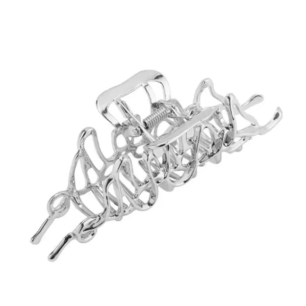 Hair Accessories*Boogzel Clothing Aesthetic Hair Claw Silver