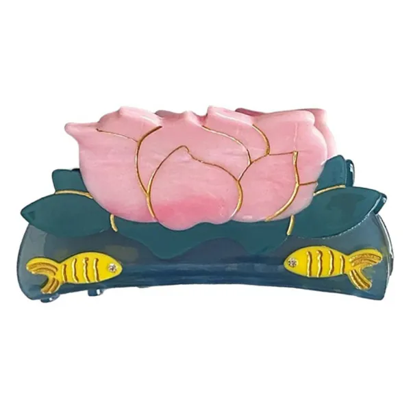 Hair Accessories*Boogzel Clothing Aesthetic Lotus Flower Hair Claw