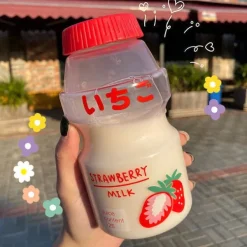 Other*Boogzel Clothing Aesthetic Milk Water Bottle