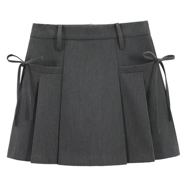 Skirts*Boogzel Clothing Aesthetic Outfit Grey Mini Skirt