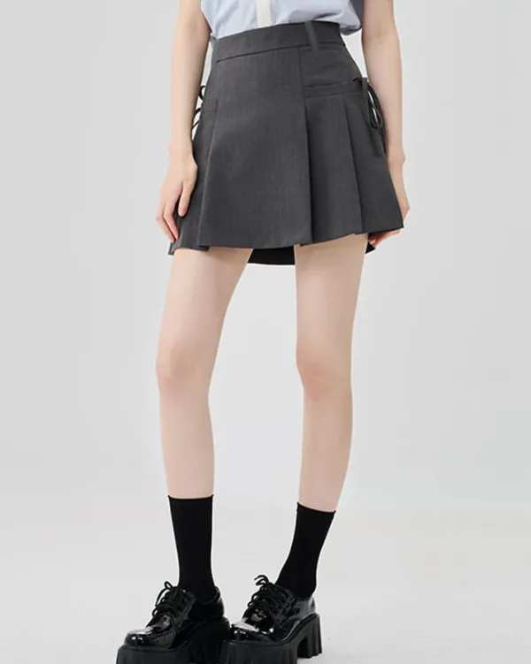 Skirts*Boogzel Clothing Aesthetic Outfit Grey Mini Skirt