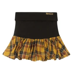 Skirts*Boogzel Clothing Aesthetic Plaid Balloon Mini Skirt
