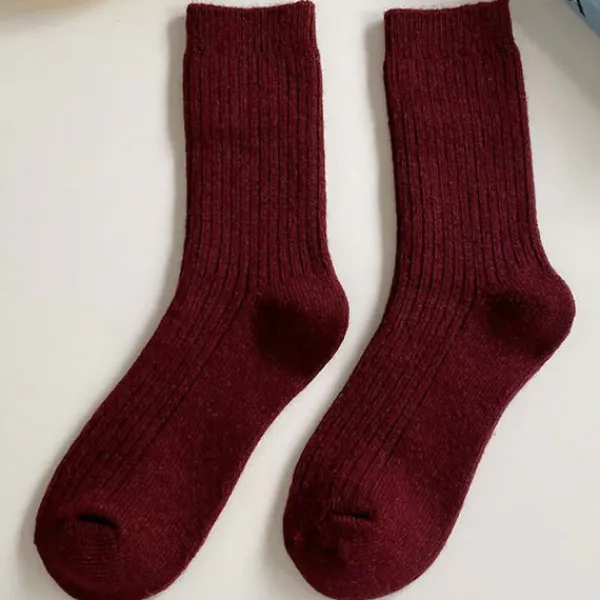 Socks*Boogzel Clothing Aesthetic Ribbed Socks