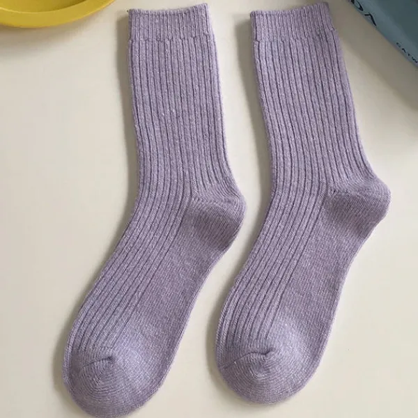 Socks*Boogzel Clothing Aesthetic Ribbed Socks