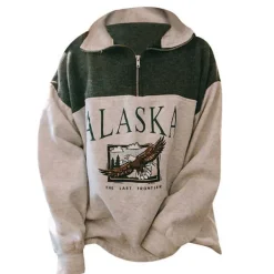 Sweatshirts*Boogzel Clothing Alaska Zip Up Sweatshirt