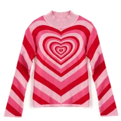 Sweaters*Boogzel Clothing All You Need Is Love Sweater Pink