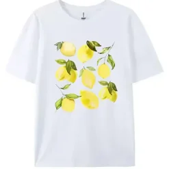 Aesthetic T-Shirts & Graphic Tees*Boogzel Clothing Amalfi Lemon Graphic T-Shirt White