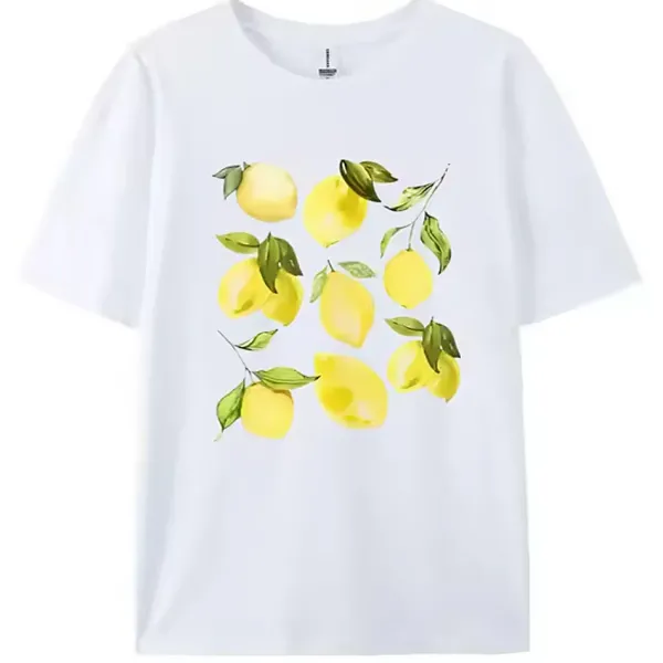 Aesthetic T-Shirts & Graphic Tees*Boogzel Clothing Amalfi Lemon Graphic T-Shirt White