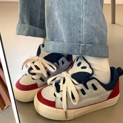 Mad|Aesthetic Sneakers*Boogzel Clothing American Dream Skater Sneakers Red/blue