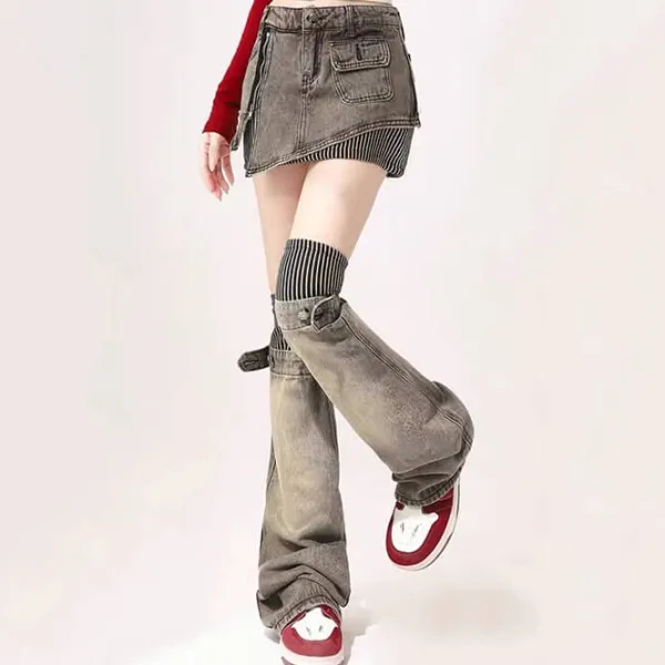 Skirts*Boogzel Clothing American Dream Skirt & Leg Warmers Set Green
