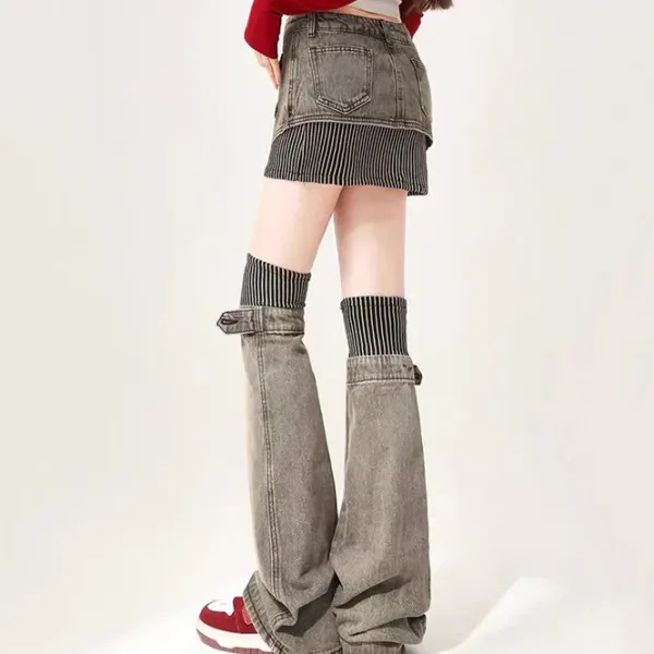 Skirts*Boogzel Clothing American Dream Skirt & Leg Warmers Set Green