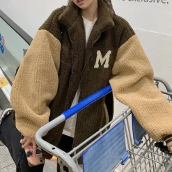 Coats & Jackets*Boogzel Clothing American Girl Oversized Bomber Jacket