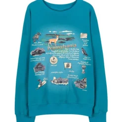 Sweatshirts*Boogzel Clothing American Girl Pennsylvania Sweatshirt Blue