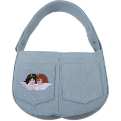 Bags & Purses*Boogzel Clothing Angel Embroidery Baguette Bag Blue