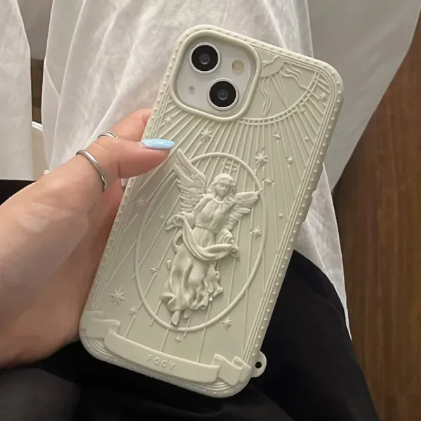 Iphone Cases*Boogzel Clothing Angel Statue iPhone Case