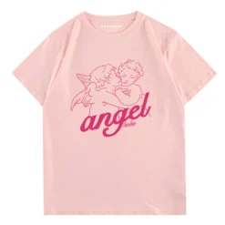 Aesthetic T-Shirts & Graphic Tees*Boogzel Clothing Angel T-Shirt Pink