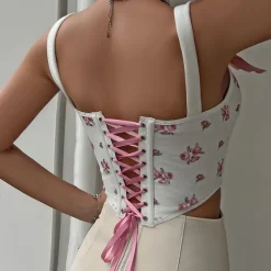 Corset Tops*Boogzel Clothing Angelcore Bow Straps Corset