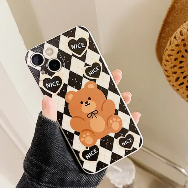 Iphone Cases*Boogzel Clothing Argyle Bear iPhone Case