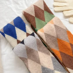 Other*Boogzel Clothing Argyle Pattern Scarf