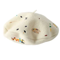 Hats*Boogzel Clothing Artsy Aesthetic Beret White