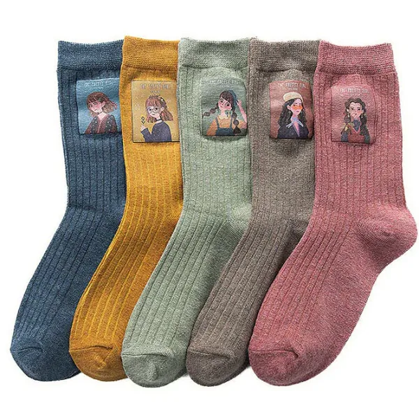 Socks*Boogzel Clothing Artsy Aesthetic Girl Socks