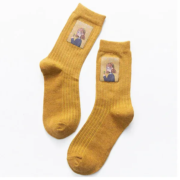 Socks*Boogzel Clothing Artsy Aesthetic Girl Socks