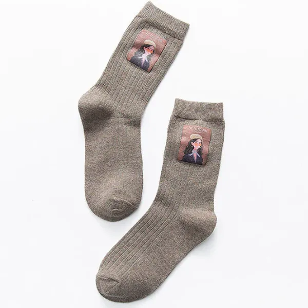 Socks*Boogzel Clothing Artsy Aesthetic Girl Socks