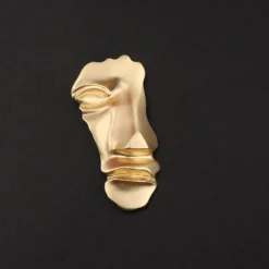 Other*Boogzel Clothing Artsy Face Vintage Aesthetic Brooch