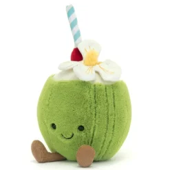 Aesthetic Room Decor*Jellycat Aruba Coconut Plush Toy Green