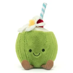 Aesthetic Room Decor*Jellycat Aruba Coconut Plush Toy Green
