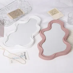 Aesthetic Mirrors|Aesthetic Room Decor*Boogzel Clothing Asymmetrical Aesthetic Wavy Mirror