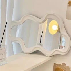 Aesthetic Mirrors|Aesthetic Room Decor*Boogzel Clothing Asymmetrical Aesthetic Wavy Mirror