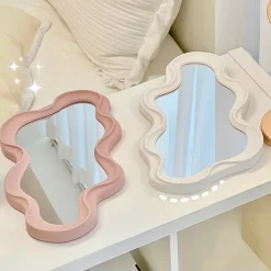 Aesthetic Mirrors|Aesthetic Room Decor*Boogzel Clothing Asymmetrical Aesthetic Wavy Mirror