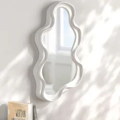 Aesthetic Mirrors|Aesthetic Room Decor*Boogzel Clothing Asymmetrical Aesthetic Wavy Mirror
