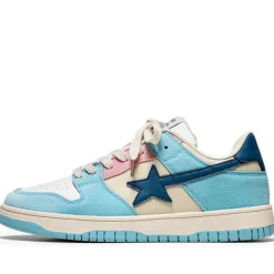 Aesthetic Sneakers*Boogzel Clothing Baby & Navy Shooting Star Sneakers Blue